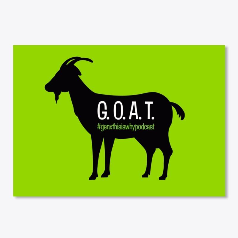 G.O.A.T. Sticker